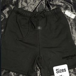 Black Essential Shorts