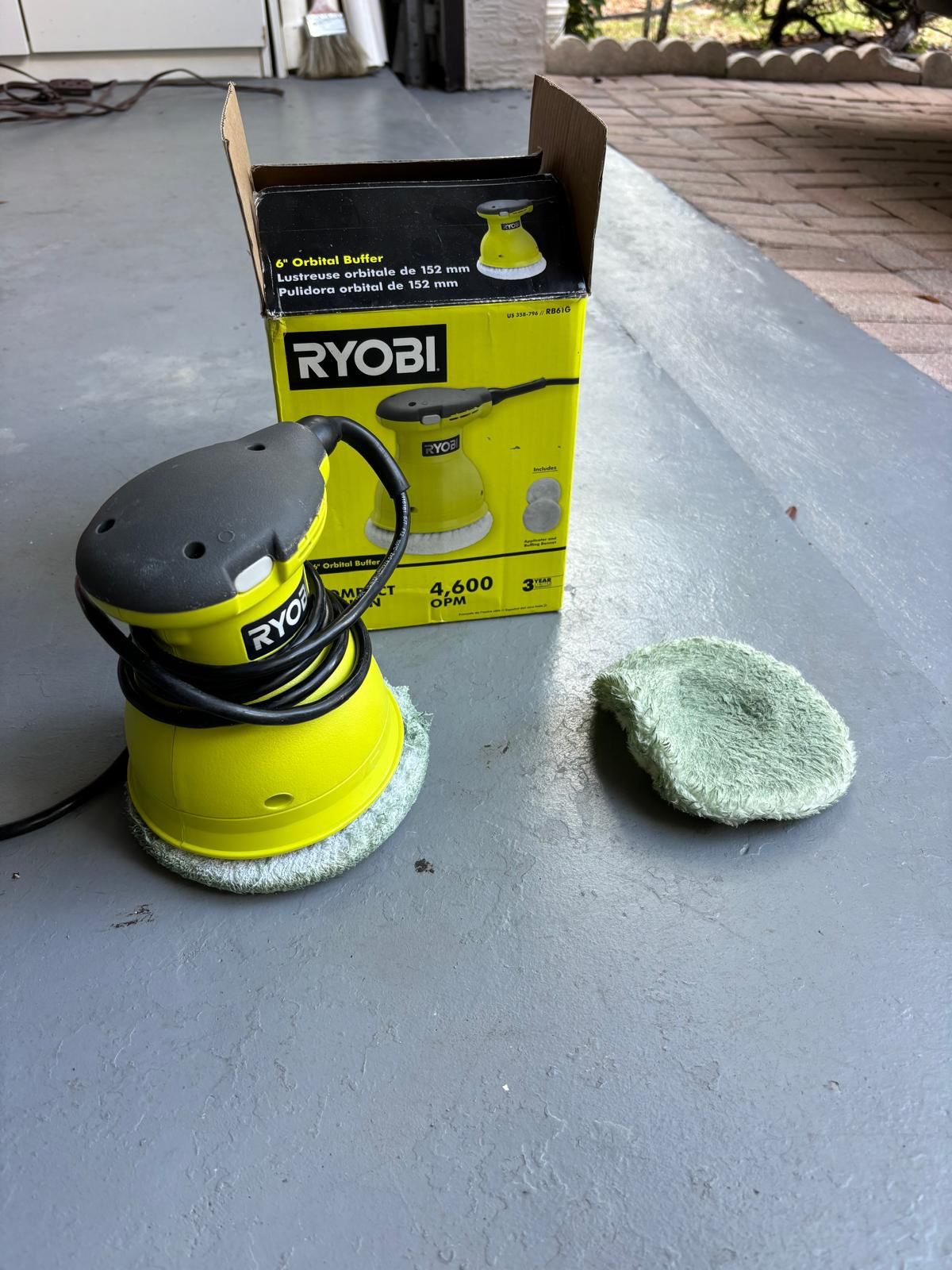 Ryobi 6” Orbital Buffer