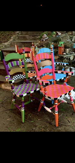 Custom handpainted furniture