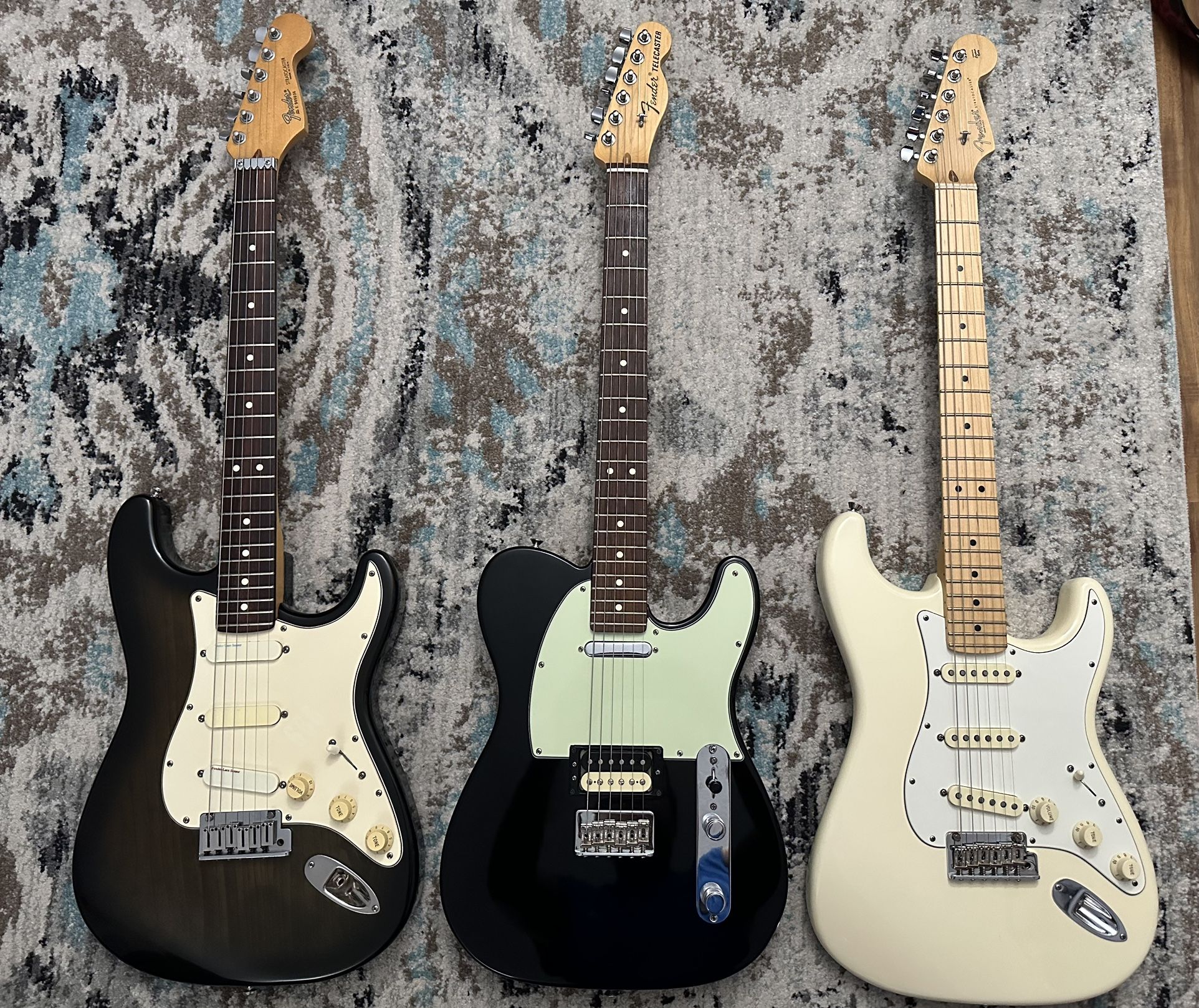 3 American Fender Guitar