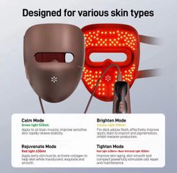 LED light theraphy face mask