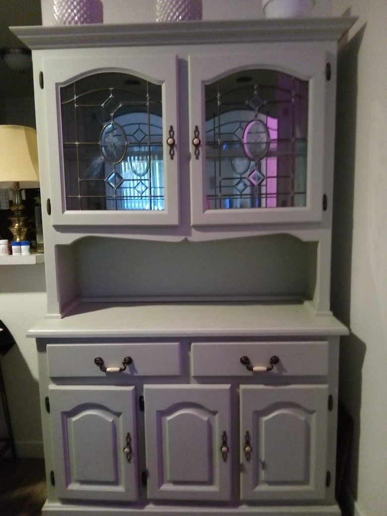 Hutch cabinet 2 pc. set . 