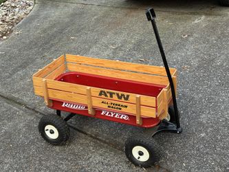 Radio Flyer Wagon All-Terrain Steel & Wood Wagon