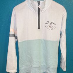 ACA  All Star Cheerleading 1/4 Zip Jacket Womens Small