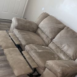 Love Seat Recliner Couch 