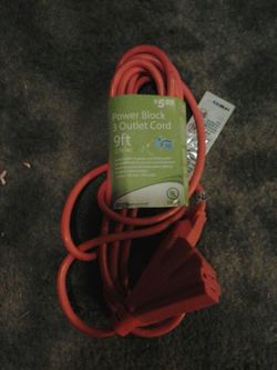 9' extension cord