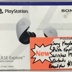 Sony PlayStation Pulse Explore Wireless PS5 Earbuds Brand New 
