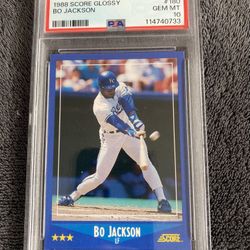 1988 Score Glossy Bo Jackson PSA 10