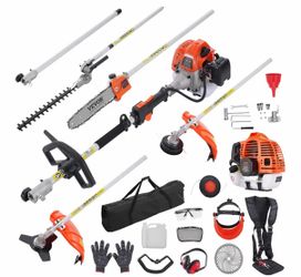 VEVOR 6-in-1 gas-powered multifunctional trimmer