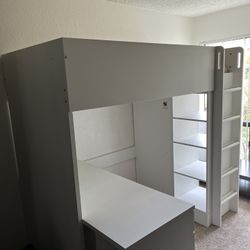 Smastad IKEA Loft Bed And Desk