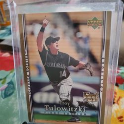 Troy Tulowitzki Rookie Baseball Cards 