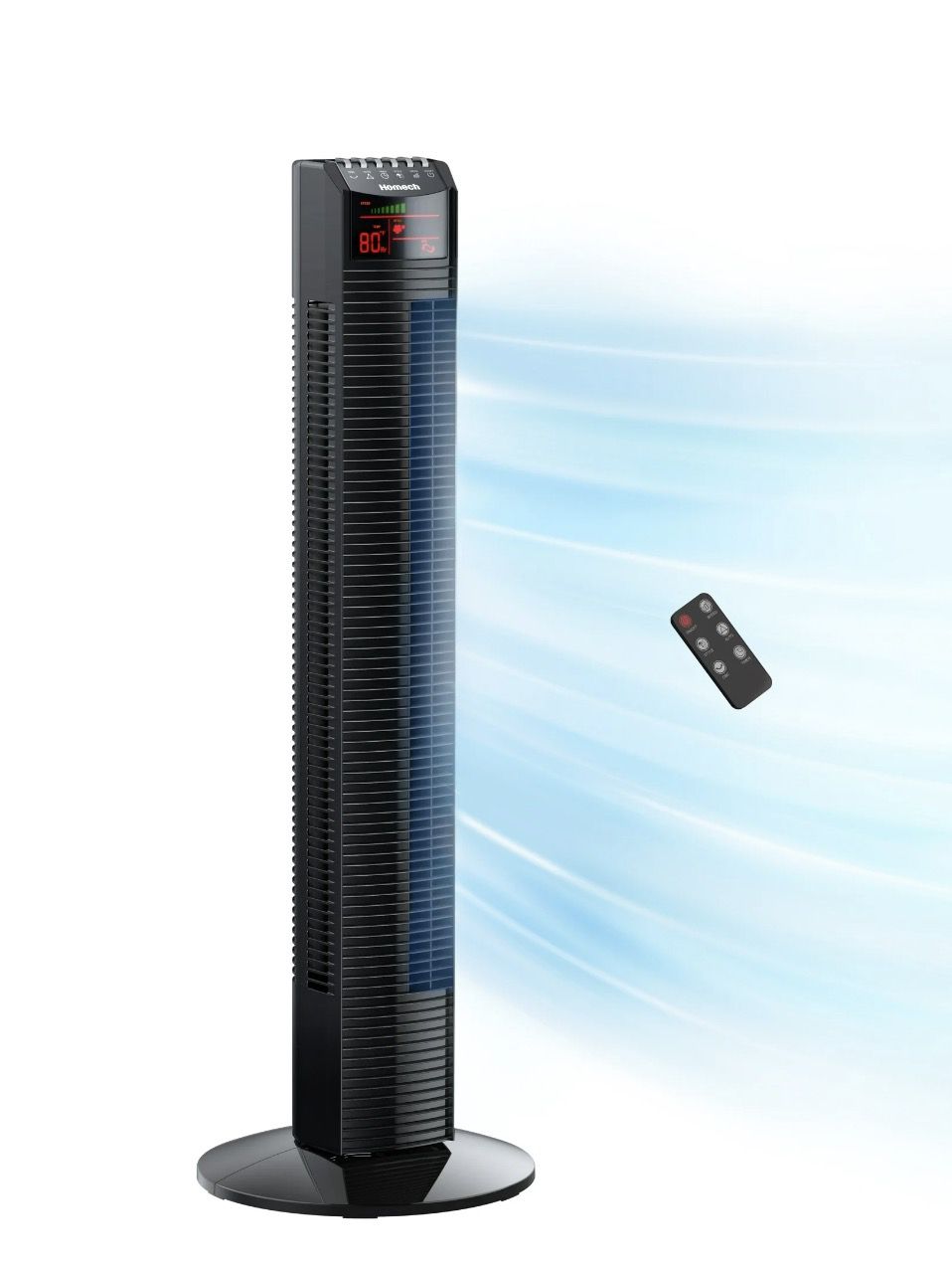 36” Oscillating Tower Fan with Remote