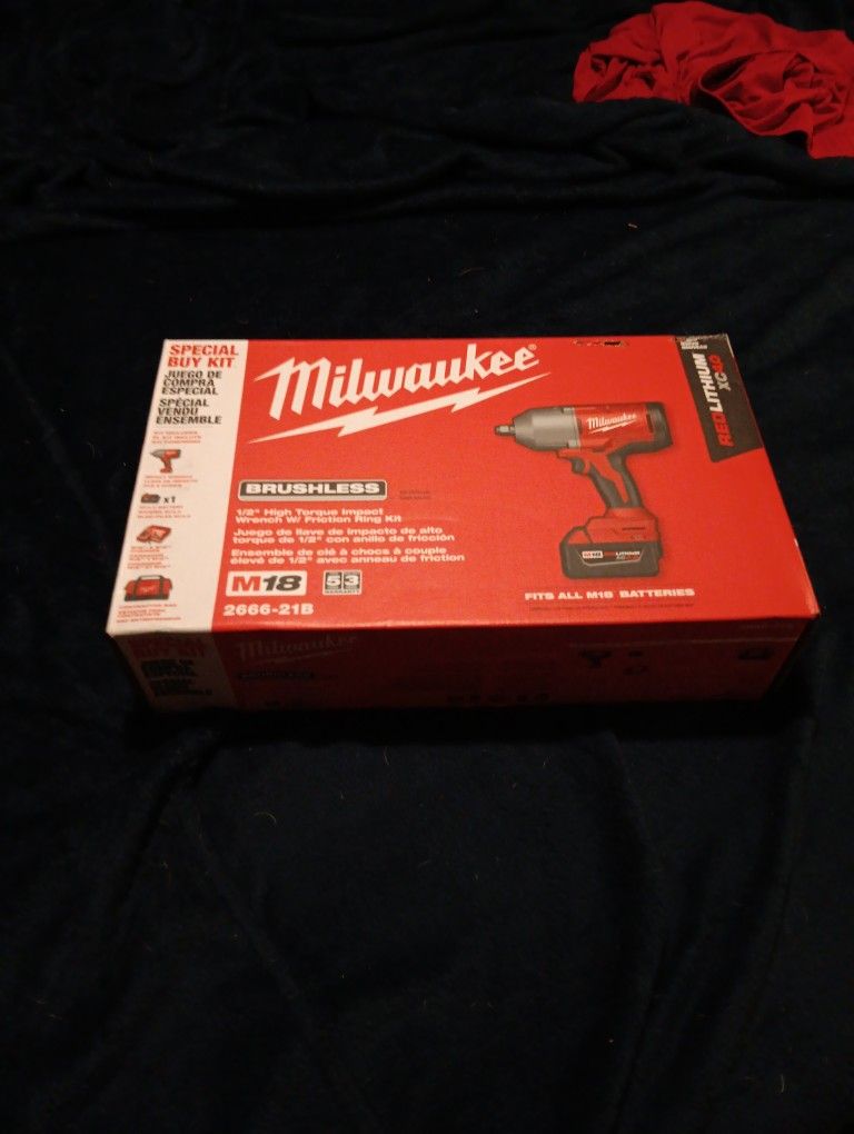 M18 Milwaukee 1/2" High Torque Impact Wrench