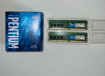 Intel CPU with RAM combo