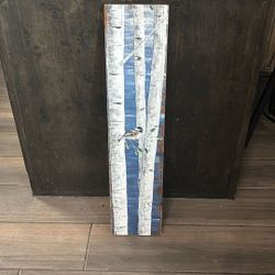 Bird On Tree Painting 