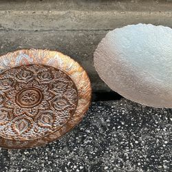Fancy Glass Bowls/Platters 