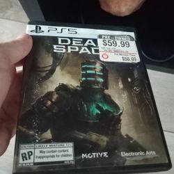 Dead space ps5 game disc 