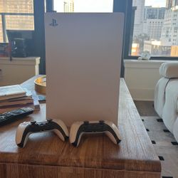 Sony PS5 Disc Edition + 2 Controllers – Barely Used