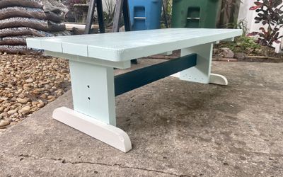 Farmhouse/Beachy Wood Bench