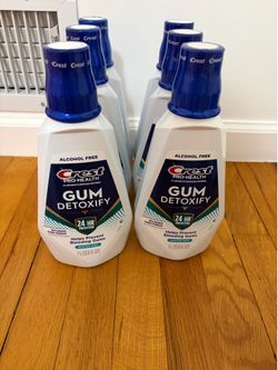 Crest pro health gum mouthwash 33.8 oz.  4 dollars each