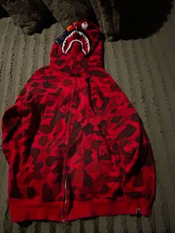 Red bape hoodie
