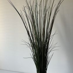 IKEA Artificial Grass Plant & Bamboo Plant Pot