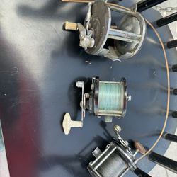 3 FISHING REELS IN PERFECT CONDITION $75 FOR ALL 