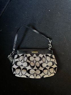 Coach Signature Wristlet Clutch