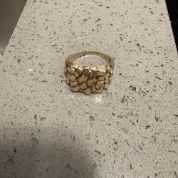 10k Nugget Ring 