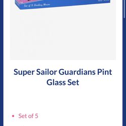 Super Sailor Guardians Pint Glass Set