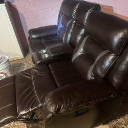 Leather Couch 