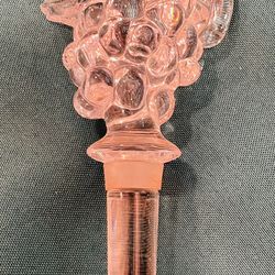 Vintage Mikasa Crystal Bottle Stopper. Beautiful Design! 