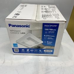 Panasonic WhisperChoice DC 0.3-Sone 150.0-CFM White Lighted Bathroom Ventilator Fan