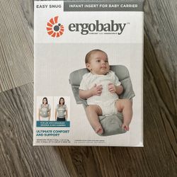 Ergobaby Infant Insert For Baby Carrier 360 Newborn Grey