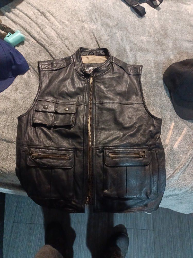 Leather Vest 