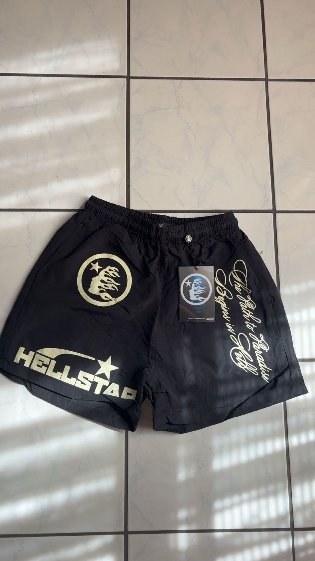 NEW Black Hellstar Shorts