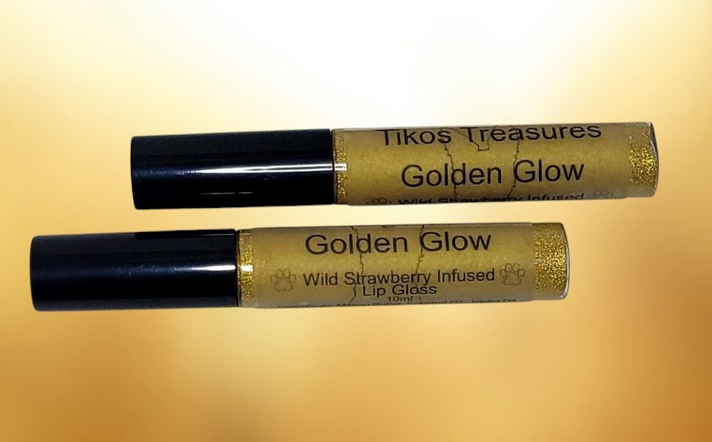Golden Glow – Extreme Sparkle Lip Glaze – Hydrating & High-Shine