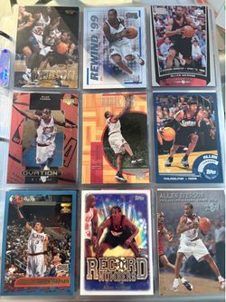 Allen Iverson card lot