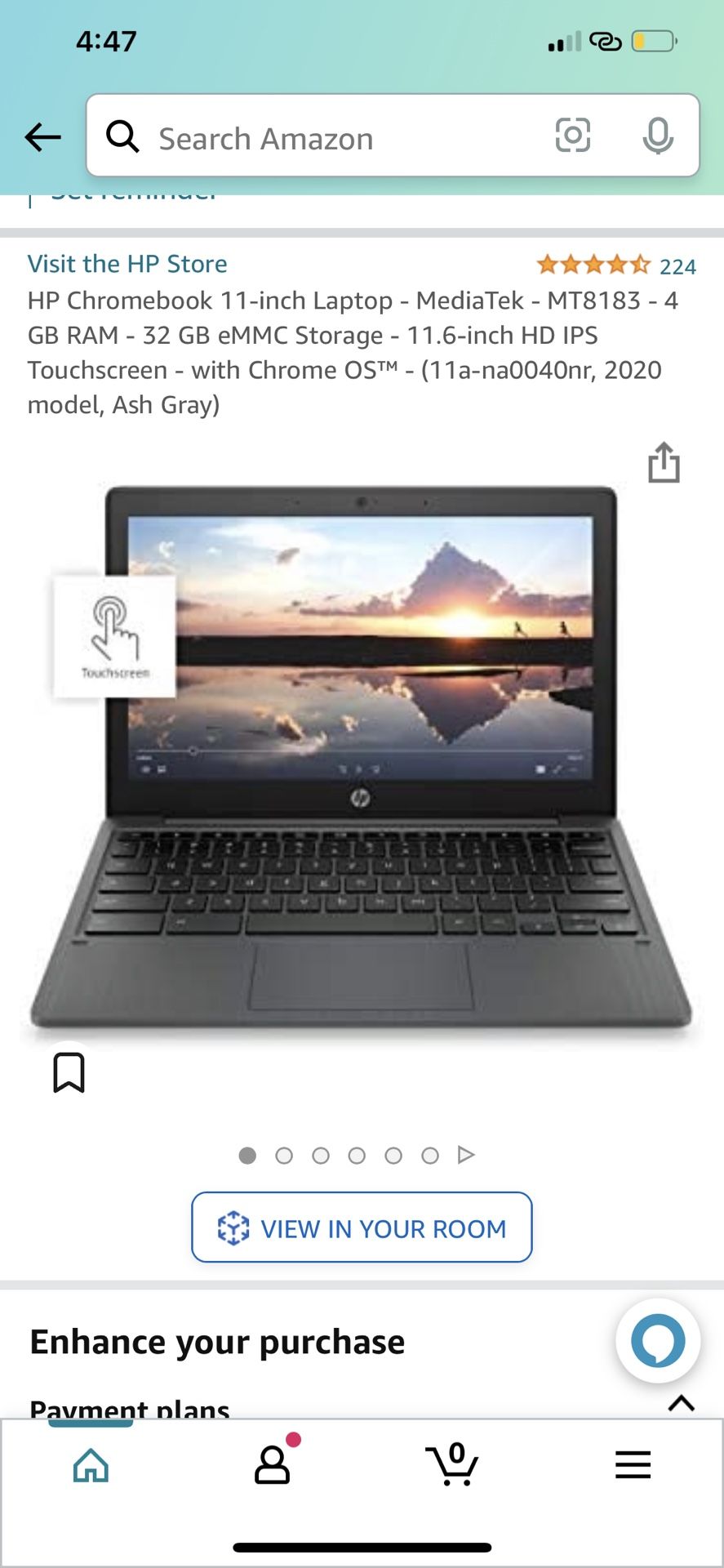 HP Chromebook 11A- NA0040NR
