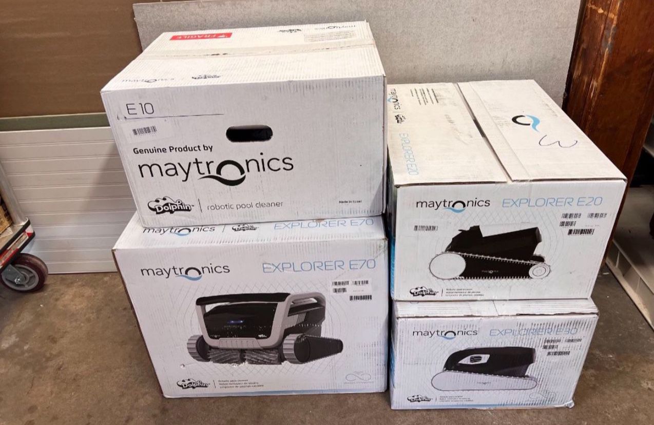 Pool Vacuum Robot Cleaners Maytronics Dolphin Explorer E30 E70 Brand New Sealed