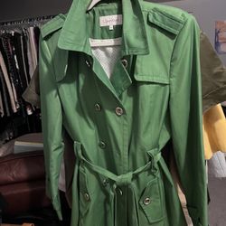 Green Trench Calvin Klein Xl