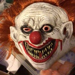 Scary Clown Halloween Latex Mask