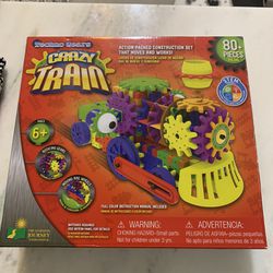 The Learning Journey Techno Gears STEM Construction Set - Crazy Train (60+ pieces)