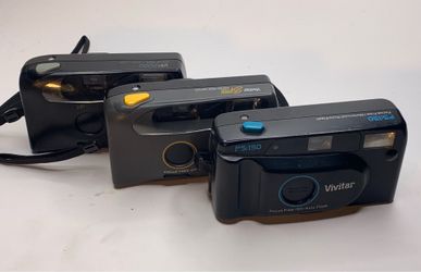 Vivitar 35mm Film Camera Bundle - VP2000, Spree, PS:130