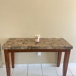 Stone entry way table