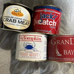 Old 1# Crab Tins 
