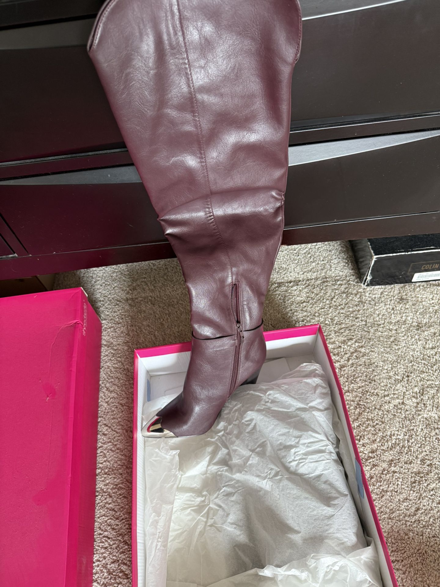 Thigh High Boots- Size 8 - 2 Pairs