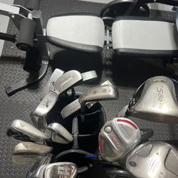 Assorted Golf Clubs 