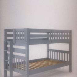 Twin Over Twin Bunk Bed 