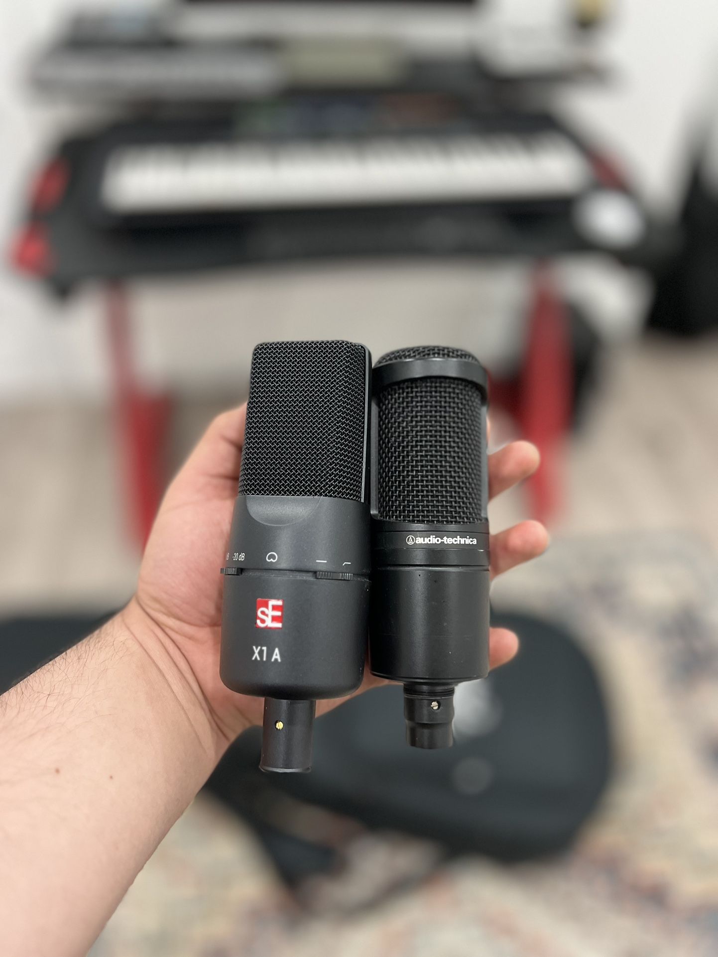2 Condenser Studio Microphones